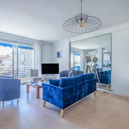Lägenhet 2br 100m From Beaches Terrace & Parking Cannes